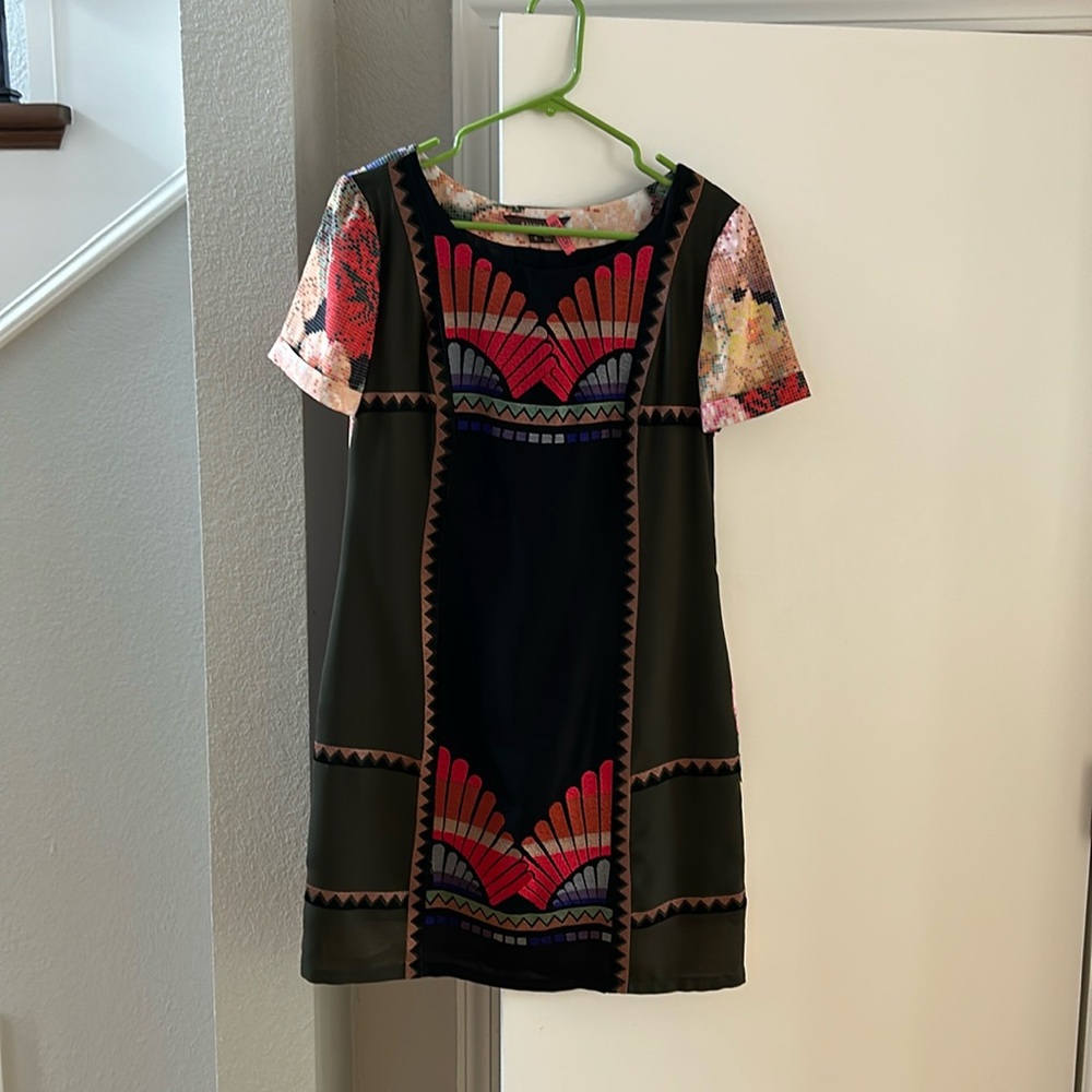 Excellent Condition Multi Patterned Colorful Dres… - image 1